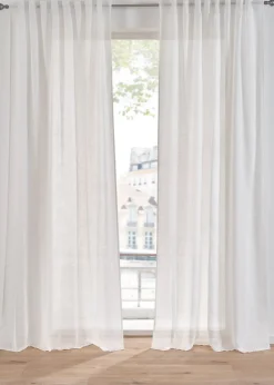 Voilage texturé (1 pce), aussi en extra long