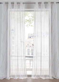 Voilage vagues (1 pce), aussi en XXL