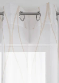 Voilage vagues (1 pce), aussi en XXL