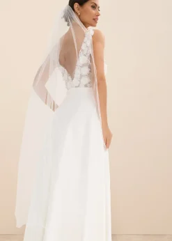 Voile de mariée en matière transparente