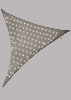 Voile d’ombrage LED solaire